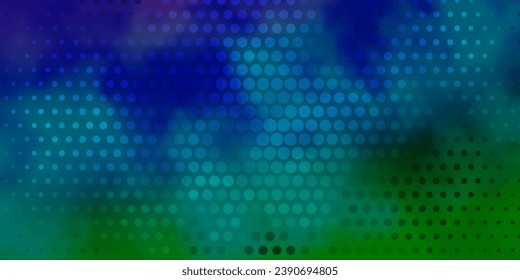 Dark Multicolor vector layout with circles. Abstract colorful disks on simple gradient background. Design for posters, banners.