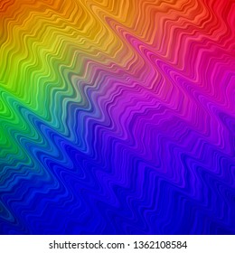 Dark Multicolor vector layout with circular arc. Colorful illustration in circular style with lines. Template for cellphones.