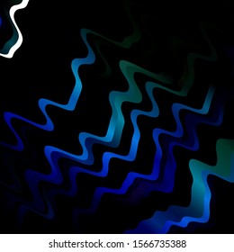 Dark Multicolor vector layout with circular arc. Illustration in abstract style with gradient curved.  Best design for your posters, banners.