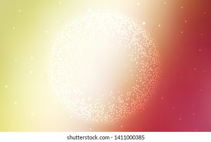 Dark Multicolor vector layout with cosmic stars. Blurred decorative design in simple style with galaxy stars. Pattern for futuristic ad, booklets.