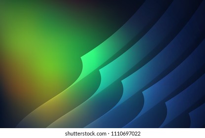 Dark Multicolor vector layout with flat lines. Glitter abstract illustration with colored sticks. Best design for your ad, poster, banner.