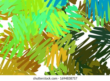 Dark Multicolor vector layout with flat lines. Shining colored illustration with sharp stripes. Smart design for your business advert.