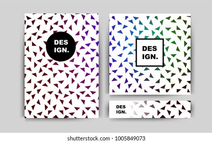 Dark Multicolor vector layout for Leaflets. Booklet with textbox on colorful abstract background. New design for a poster, banner of your website.