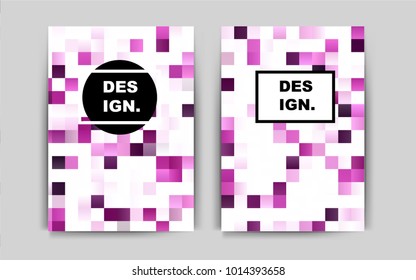 Dark Multicolor vector layout for Leaflets. Abstract booklet on colored background with gradient. Pattern for ads, leaflets, labels of your business.