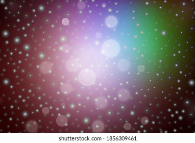 Dark Multicolor vector layout in New Year style. A Smart Illustration with gradient Christmas elements. Smart design for promotion of university.