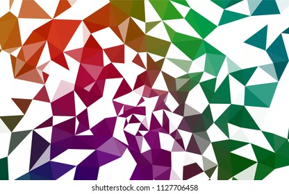 Dark Multicolor vector low poly layout. Modern abstract illustration with triangles. A completely new design for your leaflet.