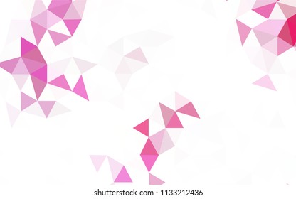 Dark Multicolor vector low poly cover. Modern abstract illustration with triangles. Polygonal design for your web site.