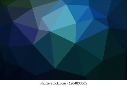 Dark Multicolor vector low poly layout. A completely new color illustration in a polygonal style. Pattern for a brand book's backdrop.