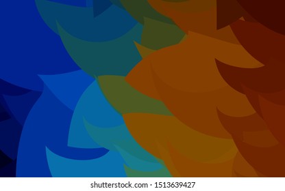 Dark Multicolor vector low poly texture. A completely new color illustration in a polygonal style. A new texture for your web site.