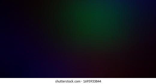 El vector oscuro multicolor es el fondo borroso moderno. Ilustración abstracta degradada con colores borrosos. Fondo para teléfonos celulares.