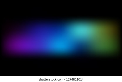 Dark Multicolor vector modern elegant background. Abstract colorful illustration with gradient. New style for your business design.