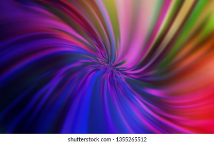 Dark Multicolor vector modern elegant backdrop. New colored illustration in blur style with gradient. New style design for your brand book.