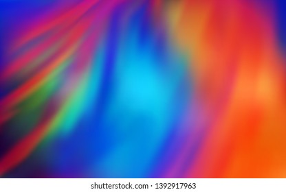Dark Multicolor vector modern elegant layout. Shining colored illustration in smart style. Background for a cell phone.