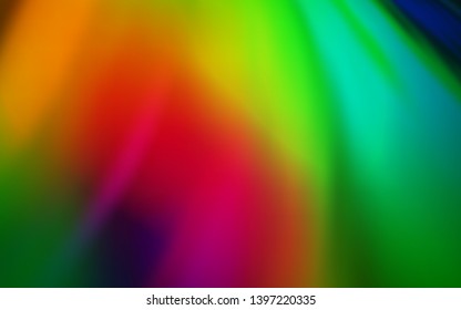 Dark Multicolor vector modern elegant background. Colorful abstract illustration with gradient. Smart design for your work.