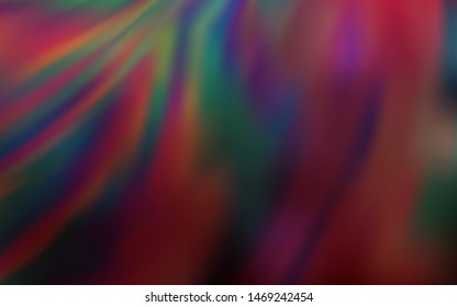 Dark Multicolor vector modern elegant background. Creative illustration in halftone style with gradient. New style design for your brand book.