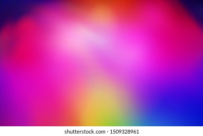 Dark Multicolor vector modern elegant backdrop. A completely new colored illustration in blur style. New design for your business.