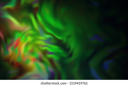Dark Multicolor vector modern elegant background. Abstract colorful illustration with gradient. New way of your design.