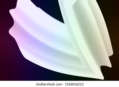 Dark Multicolor vector modern elegant background. An elegant bright illustration with gradient. New style for your business design.