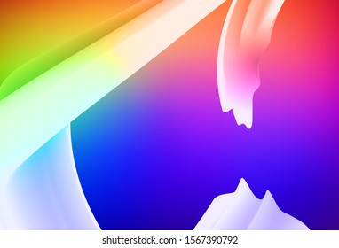 Dark Multicolor vector modern elegant layout. Colorful abstract illustration with gradient. Blurred design for your web site.