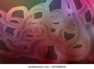 Dark Multicolor vector modern elegant background. Shining colorful illustration in smart style. Background for designs.