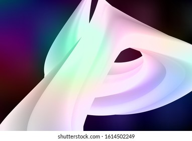 Dark Multicolor vector modern elegant backdrop. New colored illustration in blur style with gradient. Elegant background for a brand book.