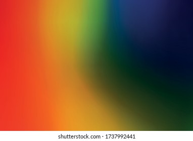 Dark Multicolor vector modern elegant backdrop. A completely new colored illustration in blur style. Background for designs.