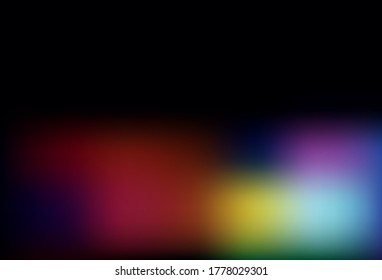 Dark Multicolor vector modern elegant background. Creative illustration in halftone style with gradient. New design for your business.