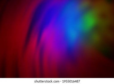 Dark Multicolor vector modern elegant layout. New colored illustration in blur style with gradient. Background for a cell phone.