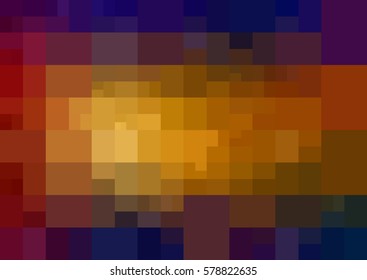 Dark Multicolor vector modern geometrical abstract background. Texture template. Geometric pattern in Origami style with gradient. 
