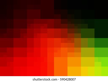 Dark Multicolor vector modern geometrical abstract background. Texture template. Geometric pattern in Origami style with gradient. 