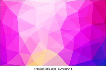 Dark Multicolor vector modern geometrical abstract background. Texture, new background. Geometric background in Origami style with gradient. 