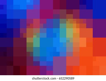 Dark Multicolor vector modern geometrical abstract background. Texture template. Geometric pattern in Origami style with gradient. 