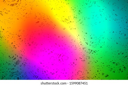 Dark Multicolor vector natural elegant background. Doodle illustration of roses in Origami style with gradient. The template can be used as a background for cell phones.