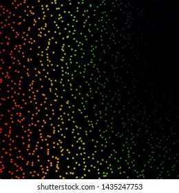 Dark Multicolor vector pattern with abstract stars. Colorful illustration in abstract style with gradient stars. Theme for cell phones.