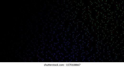 Dark Multicolor vector pattern with abstract stars. Modern geometric abstract illustration with stars. Pattern for websites, landing pages.