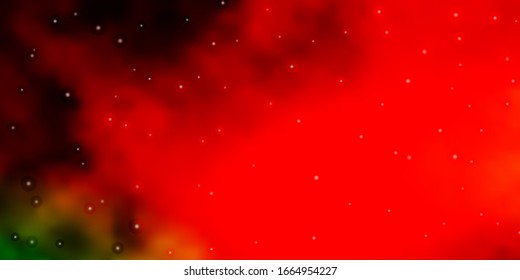 Dark Multicolor vector pattern with abstract stars. Colorful illustration with abstract gradient stars. Theme for cell phones.