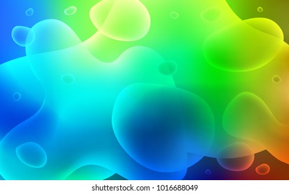 Dark Multicolor vector pattern with bent ribbons. A vague circumflex abstract illustration with gradient. The best blurred design for your business.