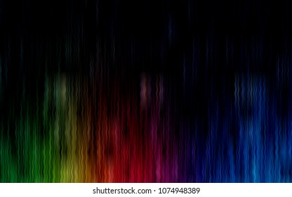 Dark Multicolor vector pattern with bent lines. Geometric illustration in marble style with gradient.  The template for cell phone backgrounds.