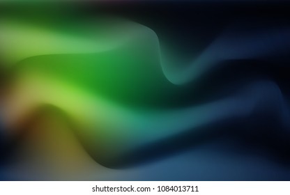 Dark Multicolor vector pattern with bubble shapes. Creative geometric illustration in marble style with gradient. Brand-new design for your ads, poster, banner.