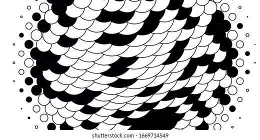 Dark Multicolor vector pattern with circles. Modern abstract illustration with colorful circle shapes. Pattern for wallpapers, curtains.