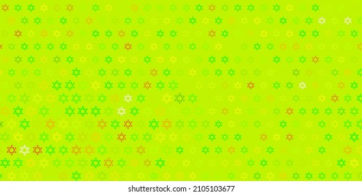 Dunkles mehrfarbiges Vektormuster mit Elementen aus dem Coronavirus. Farbige abstrakte Illustration mit Farbverlauf-medizinischen Formen. Bestes Design für Quarantäneereignisse.