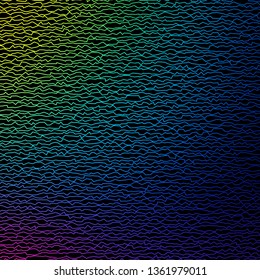 Dark Multicolor vector pattern with curves. Gradient illustration in simple style with bows. Best design for your posters, banners.