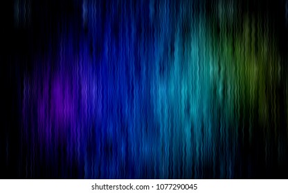 Dark Multicolor vector pattern with lava shapes. Colorful abstract illustration with gradient lines. Marble design for your web site.