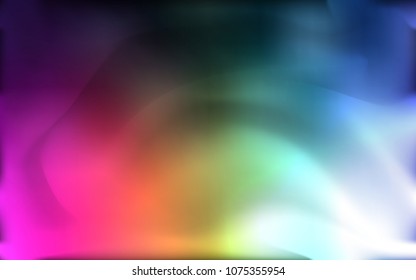 Dark Multicolor vector pattern with lines, ovals. A completely new color illustration in marble style. Pattern for your business design.