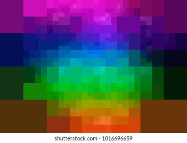 Dark Multicolor vector Pattern. New rectangular template. Geometric sample. Repeating routine with rectangle shapes.  texture for your design. Pattern can be used for background.