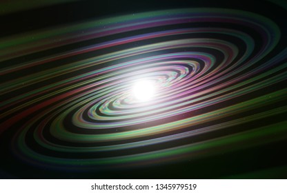 Dark Multicolor vector pattern with night sky stars. Shining illustration with sky stars on abstract template. Template for cosmic backgrounds.