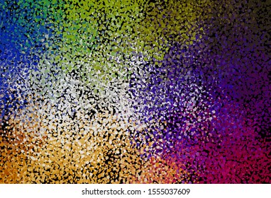 Dark Multicolor vector pattern with random forms. Decorative design in abstract style with random forms. Background for a cell phone.