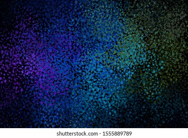 Dark Multicolor vector pattern with random forms. Simple colorful illustration with abstract gradient shapes. Elegant design for wallpapers.