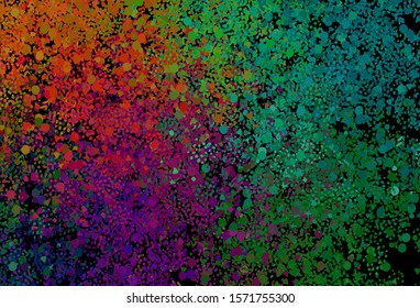 Dark Multicolor vector pattern with random forms. Decorative design in abstract style with random forms. Elegant design for wallpapers.