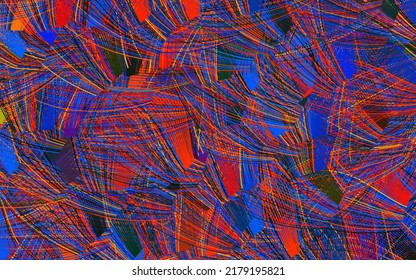 Dark Multicolor vector pattern with random forms.